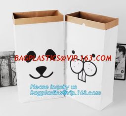 China Foldable Pop up Dupont Tyvek Laundry Hampers Bag, Customized full color printing Dupont Tyvek laundry bag, tyvek laundry supplier