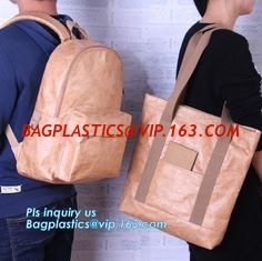 China TYvek paper bag,water resistant paper bag, custom Tyvek tote shopping bag, promotional bag tyvek tote bag foldable tote supplier