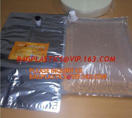 China Laminated aluminum bib wine bag in a box 20l liquid packaging wholesale,bag in box factory plastic tap bag in box BAGEAS supplier