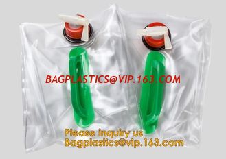 China Aluminum Foil Wine Dispenser Packaging Bag milk Spout bib Bag In Box,Bag in box 2L 3L 5L 10L juice/wine/coffee butterfly supplier