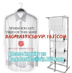 China Clear Vinyl Showerproof PEVA Plastic Garment Suit Clothes Shoulder Dust Covers,Foldable garment storage bags dust proof supplier