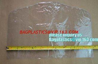 China fashion disposable clear ldpe poly laundry suit garment packaging dry cleaning cover plastic bag for clothes on roll supplier