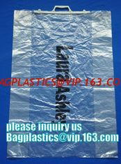 China Plastic manufacturer best price custom made drawstring plastic dry cleaning laundry bags for garment bagplastics bagease supplier