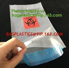 China Bio-Medical Hazardous waste,Bio-hazard Specimen Bag 6″ X 9″ Printed English Medical Mart,Biological Waste Management and supplier