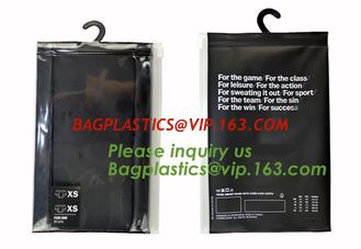 China Frosted k bag EVA PVC hanger bag for clothes, EVA frost drawstring bag, Frosted Plastic EVA Garment Packing Bag zi supplier