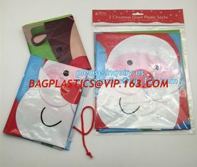 China LDPE Plastic Christmas House Giant Poly Sack For Gift Bike Bag Cheap Price Christmas Decoration Santa Bag bagplastics ba supplier