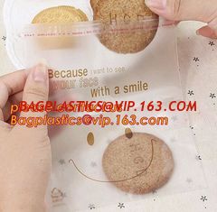 China Various Styles Christmas Santa Claus moose Snowman self-adhesive Cookie packaging bags for biscuits snack christmas supplier