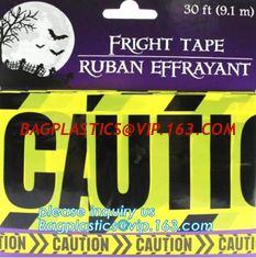 China Halloween Birthday Party theme warning caution PE tapes for event decoration,Halloween Caution Tapes,Halloween Warning T supplier