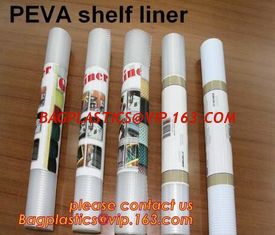 China PEVA SHELF LINER, DRAWER MAT, shower curtain with resin hook set, pattern printed polyester shower curtain bagease pack supplier