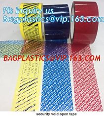 China Supply tamper proof plastic open void tape for seal courier bag envelopes with CE&amp;ISO Air Mouse TV Box PCs OS bagplastic supplier