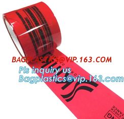 China Security void tape,Tamper Evident Security Void Tapes,Red Tamper Evident Void if Opened Security Tape PET Backing Materi supplier