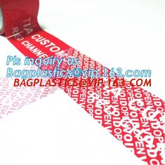 China Security Seal anti-counterfeiting tapes void carton packing tape,Serial Number Security Sealing VOID OPEN Tape bagease supplier