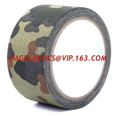 China Multi design camouflage cloth adhesive duct tape for outdoors,Camouflage Casting Butyl Tape,Camo Outdoor Camouflage Tape supplier