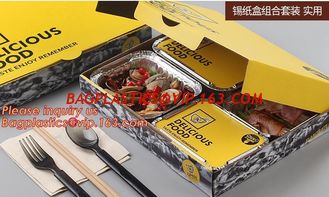 China Aluminium foil food container 32x26x6.5cm 1/2 steamtable deep pan rec32267f with foil lid or plastic dome lid  BAGEASE B supplier