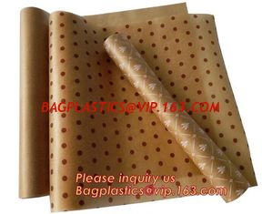 China 5M*37CM width non-stick silicone coated baking parchment paper,roasting paper for grill,line,cooking,BBQ bagplastics pac supplier