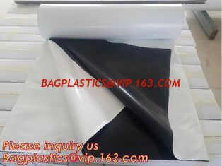 China 0.1mm 0.12mm 0.15mm 0.18mm 0.2mm 0.25mm hydroponic agriculture white/black panda opaque polyethylene PE film bagplastics supplier