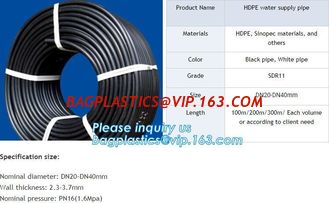 China HDPE Pipe Buried PE Pipe for Fuel Gas Station 6Tapem,pipe and fittings,PN6/PN8/PN10/PN12 HDPE Pipes 90mm for Water and Irr supplier