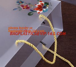 China Plastic bag custom printed flower PP transparent bag with hanging ribbon,China Manufacture eco friendly customize Printi supplier