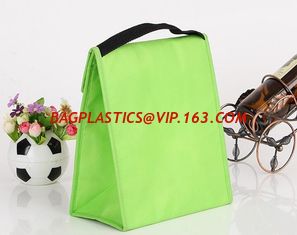 China Promotional non woven aluminium foil insulation cooler lunch bag,Minimalism Waterproof eco-friendly insulation linen coo supplier