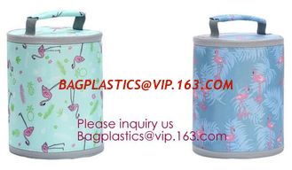 China bottle thermal cool bag pinic drinks insulation carrier storage wine cooler bag,Fashionable Snow OXford Aluminum foil co supplier