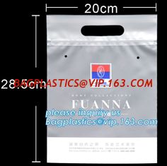 China CLOTH BAGS,swimwear packaging bag/swimsuit packaging clothes plastic bag with air hole&amp;logo printing,frosted pvc bag zip supplier