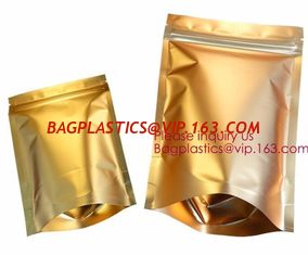 China Custom Zipper Resealable Gusset Tea Flat Square Bottoms Food Grade Eight Sided Pouches Packaging Pouches supplier