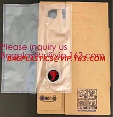 China 2L 3L 5L plastic valve wine bag in box water dispenser laminated aluminum bib bag in box wine dispenser bag bagease pack supplier