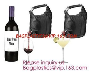 China Aluminum foil wholesale spout liquid wine bag in box with packaging,Bag in Box packaging with valve and spout/Unique bag supplier