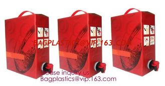 China 3L ,5L ,10L ,20 L Wine Dispenser Packaging Bag milk Spout bib Bag In Box,butterfly valve box bag/juice plastic BIB bag i supplier
