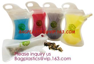 China Custom Printing Logo High quality Eco-friendly Reusable Soft drink bag with spout,stand up spout pouch doypack aluminum supplier