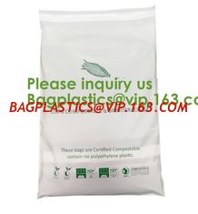 China EN13432 100% Bio Degradable Mailing Bags Custom PLA PBAT Compostable Courier Bags,Eco Reusable Recycle Compostable Mail supplier