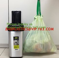 China Custom Cornstarch 100% Compostable Biodegradable Trash bag,PLA compostable plastic fresh vegetables packaging bag PBAT supplier