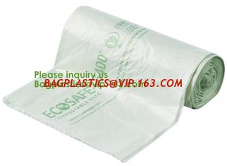 China cornstarch made 100% biodegradable compostable custom printed t-shirt plastic bag with own logo,ecofriendly packaging ba supplier