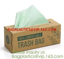 China Eco friendly Compostable Waste Bags 100% Biodegradable Garbage Bags Made From Cornstarch,Garbage bag Dog poop bags T-shi supplier