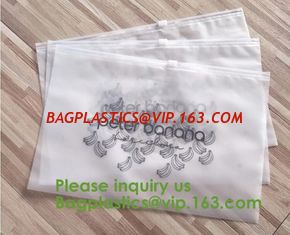 China Cosmetic Waterproof Tote Plastic Clear Zip Makeup Shopping Crossbody Stationery Set Zipper Pvc Bag,slider zipper bag pla supplier