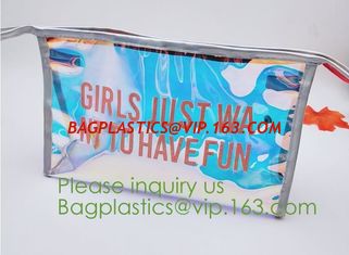 China printed PVC zipper bag ,transparent PVC swimwear packaging bag,bikini bag,zipper bag for cosmetic packing bagease bagpac supplier