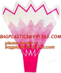 China Biodegradable Flower Sleeve For Flower Packaging,Cellophane bag flower mesh,flower sleeve bag,Handing Plastic bags/Plast supplier
