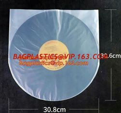 China Biodegradable Resealable Clear Plastic Cd Sleeves album Packaging Bags,CD bag PP bag CD protective film for disk bag pac supplier