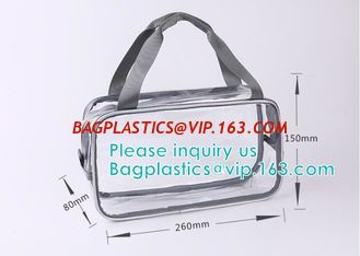 China travel carry on airport clear pvc makeup bag, Toiletry Beauty Makeup Cosmetic Bag, travel accessories pvc makeup bag wit supplier