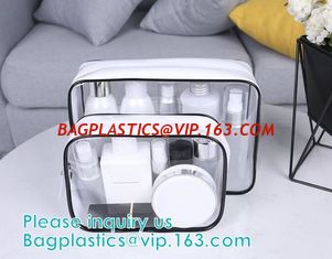 China transparent cylinder zip PVC tube bag with hang hook for storage underwear portable PVC, Tube Cylindrical PVC packing Ba supplier
