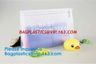China Waterproof eva pouch Zip Lock Custom Clothing Bag LDPE HDPE CPE PPE PVC Plastic Slider Zipper Bag supplier