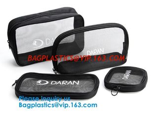 China Portable Hanging Waterproof Beauty Makeup Bag Multi Function Travel Mesh Cosmetic Bag, Makeup Bags supplier