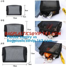 China Women's cosmetics Travel cosmetic bag,Nylon Mesh Cosmetic Makeup Bag,Promotional Bags, PVC/PE/EVA/PU/TPU supplier