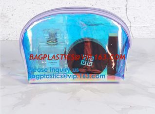 China Shiny Luxury Hologram Laser Pvc Holographic Cosmetic Zipper Make Up Bag,Toiletry Bag Hologram Laser Lady Travel Cosmeti supplier