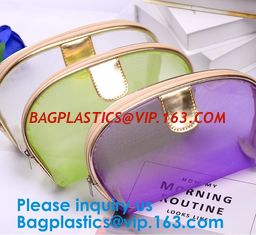 China Mesh Cosmetic Bag Neceser Toiletry Organizer Bag Storage Sets Travel Wash Pouch Makeup Pouch Girl Handbag Zipper Mesh Co supplier
