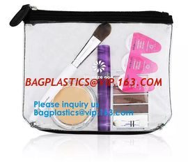 China Cosmetic/ Makeup/ Toiletry Clear PVC Travel Wash Bag with handle PVC/EVA/TPU/Tarpaulin/Nylon / Cotton supplier