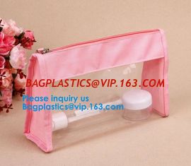 China Custom PVC cosmetic bag Zipper Clear Toiletry Bag,Promotional Travel Bag pvc Zipper Bag Custom Logo Toilery Cosmetic Bag supplier