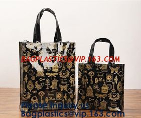 China Holographic Vinyl Film Hologram Bag Pvc Holographic Cosmetics Bag,Cosmetic Toiletry PVC Travel Wash Makeup Bag supplier