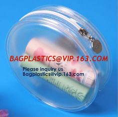 China Non-Toxic Odorless Clear Transparent PVC Slider Zipper Bag With Custom Logo,Frosted Translucent Pvc Slider Plastic Seale supplier