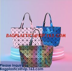 China Ladies Designer Tote Bag Shoulder PVC Shopper Bag,Tote Handbag Handles Clear PVC Shopper Bag with Large Capacity supplier